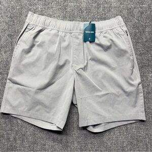 TOMMY JOHN Shorts Mens Large Monument Gray Air Flow Breathable Drawstring NEW